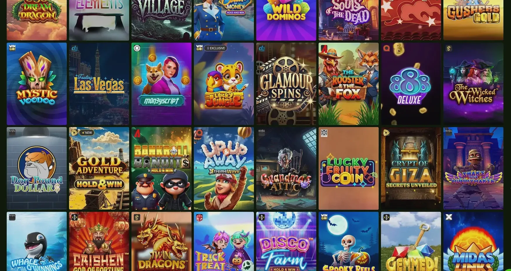 Stonevegas Casino Übersicht